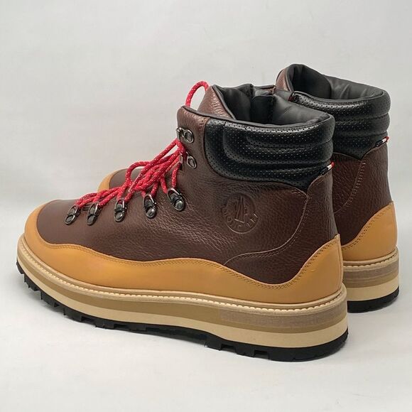 Moncler Leather Trek Hiking Boots size 45/us size 12 - Picture 13 of 16